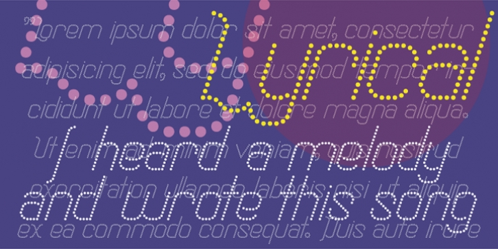 Lyrical font preview