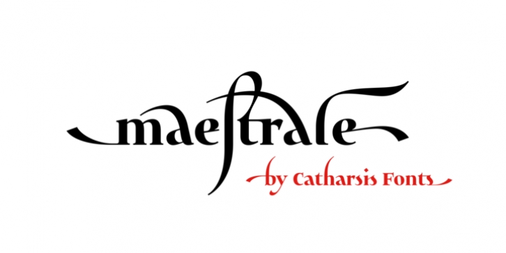 Maestrale font preview