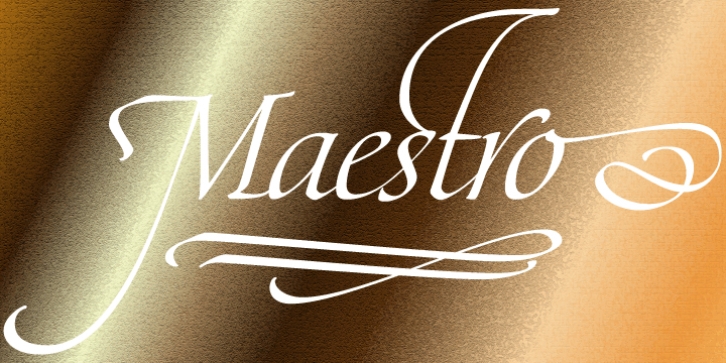 Maestro font preview