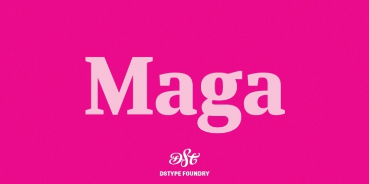 Maga font preview