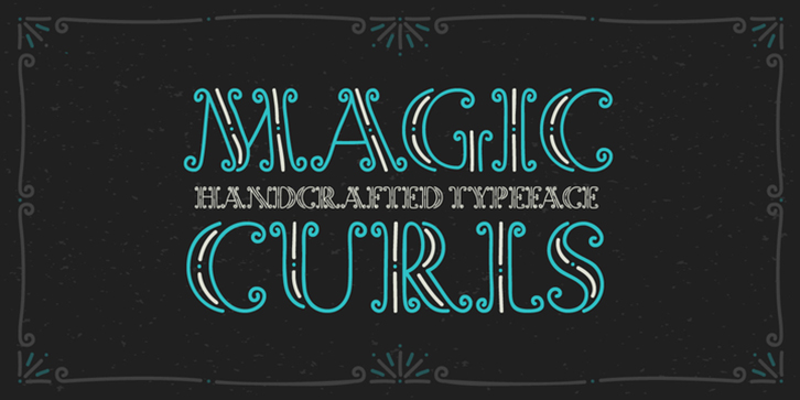 Magic Curls font preview