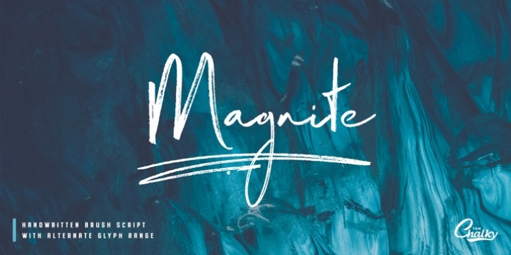 Magnite font preview