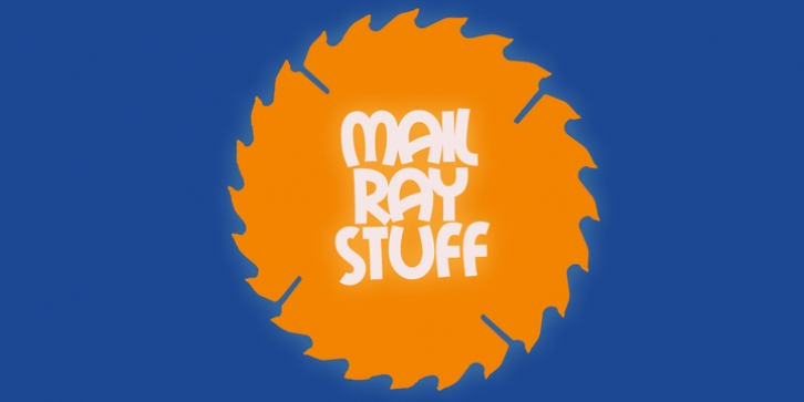 Mail Ray Stuff font preview