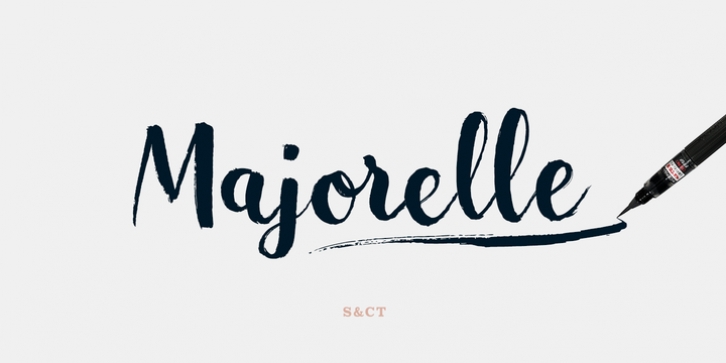 Majorelle font preview