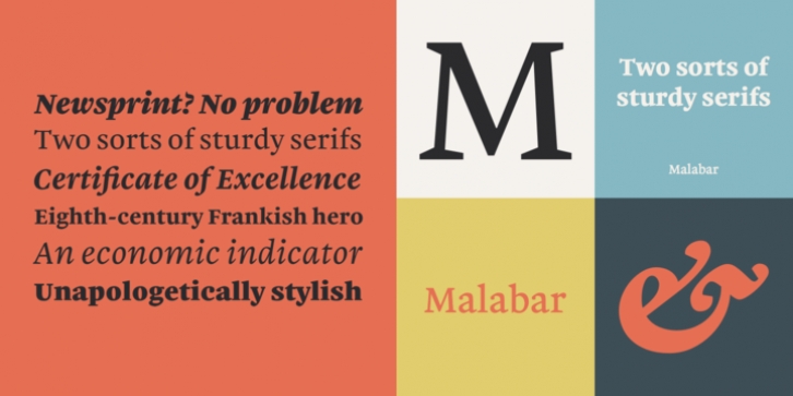 Malabar font preview