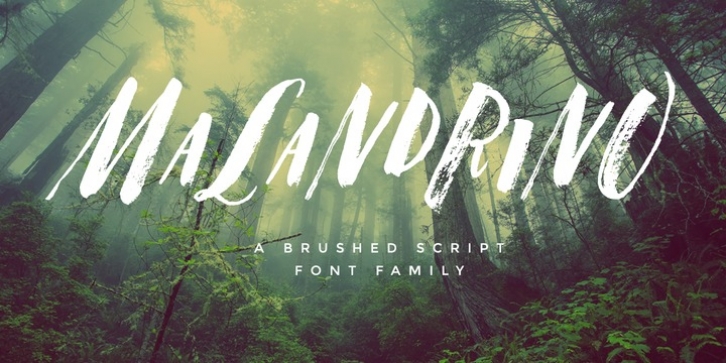 Malandrino font preview