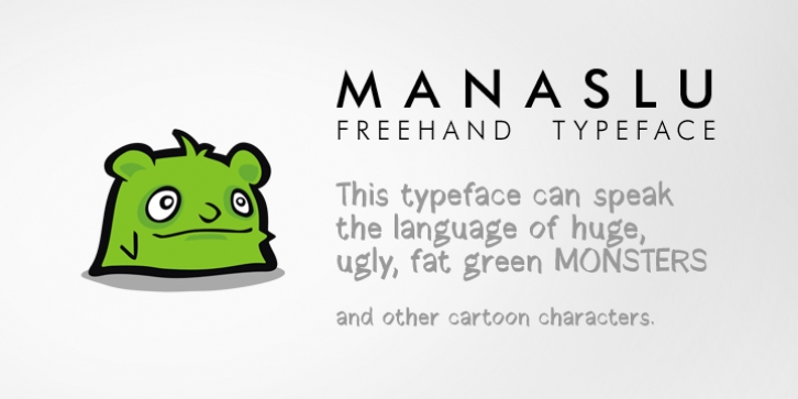 Manaslu font preview