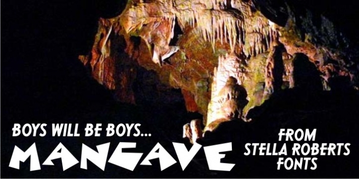 Mancave SRF font preview