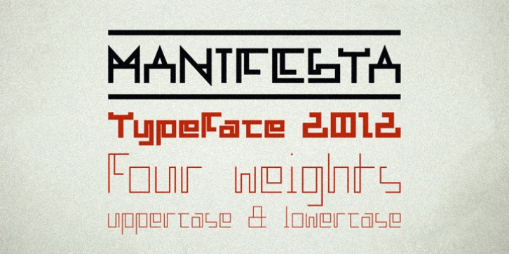 MANIFESTA font preview