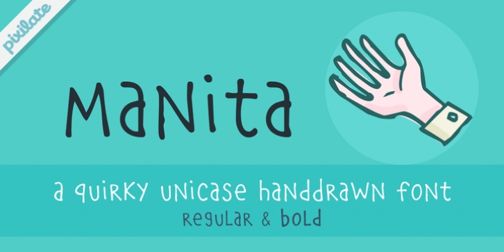 Manita Px font preview