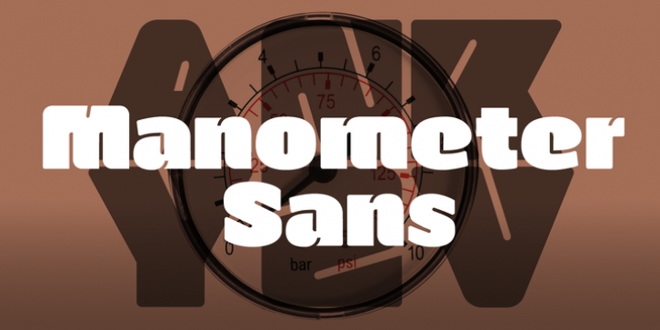 Manometer Sans font preview