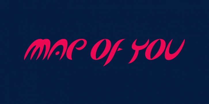Map Of You font preview