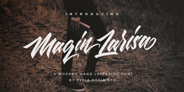 Maqin Larisa font preview