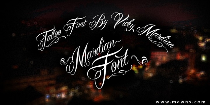 Mardian Pro font preview