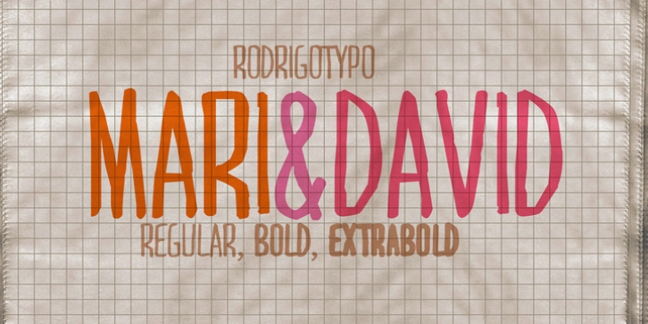 MARIDAVID font preview