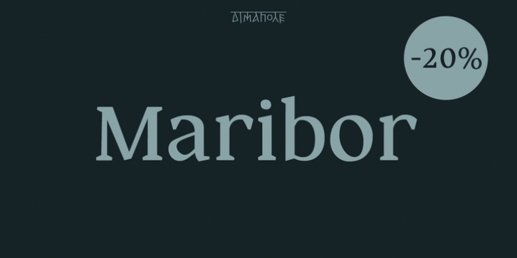 Maribor font preview