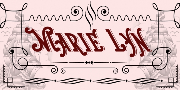 Marie Lyn font preview