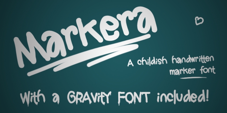 Markera font preview