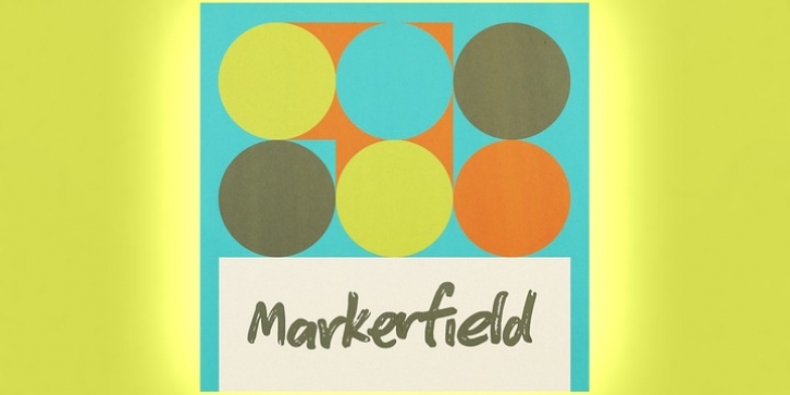 Markerfield font preview