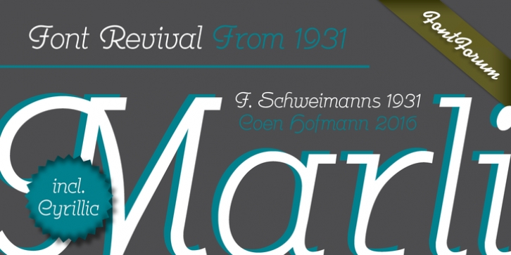 Marli font preview