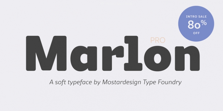 Marlon Pro font preview