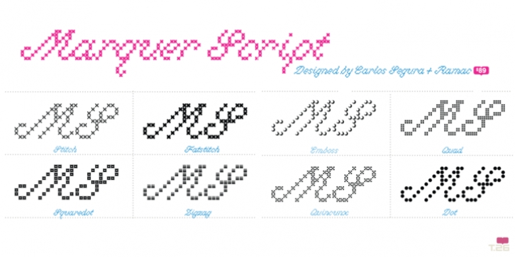 Marquer Script font preview