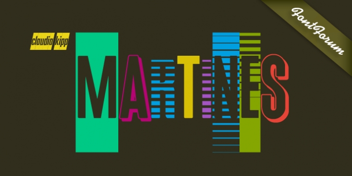 Martines font preview