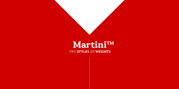 Martini font preview
