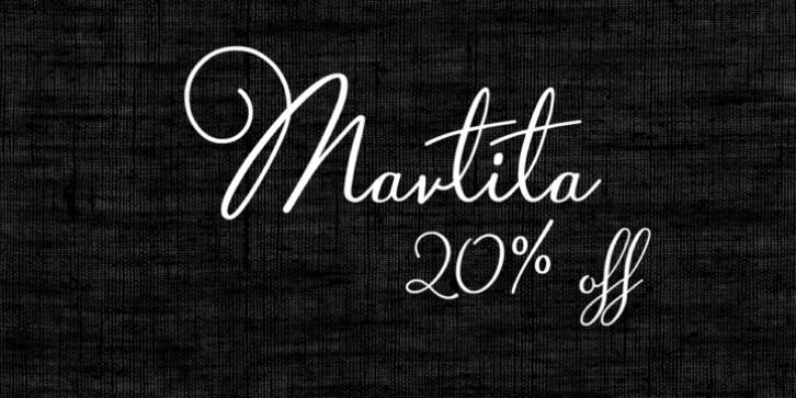 Martita font preview