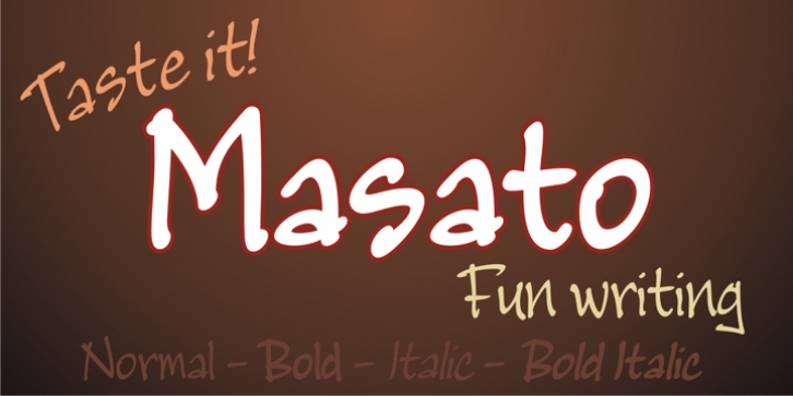 Masato font preview