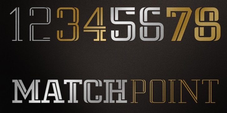Matchpoint font preview