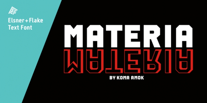 Materia Pro font preview