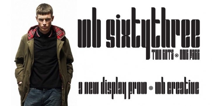 MB SIXTYTHREE font preview