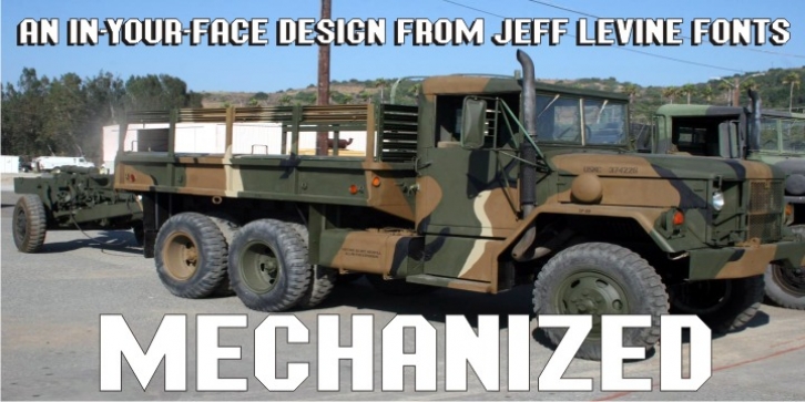 Mechanized JNL font preview