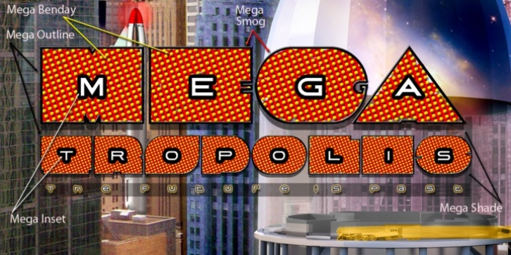 Megatropolis font preview