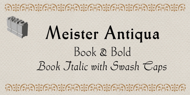 Meister Antiqua font preview