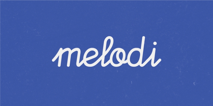 Melodi font preview