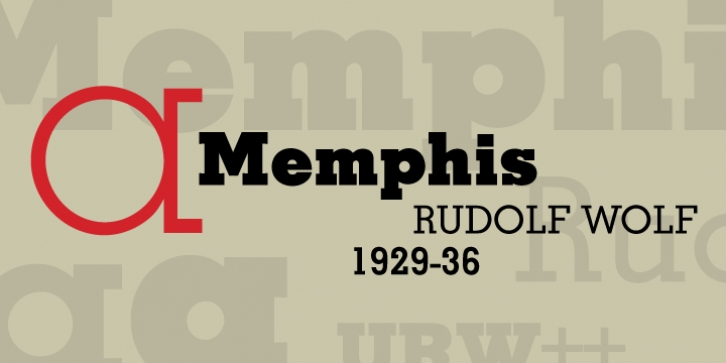 Memphis font preview