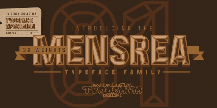 Mensrea font preview