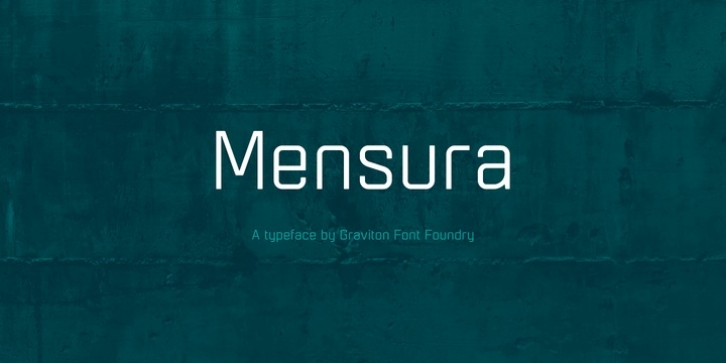 Mensura font preview