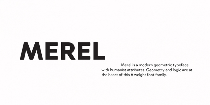 Merel font preview