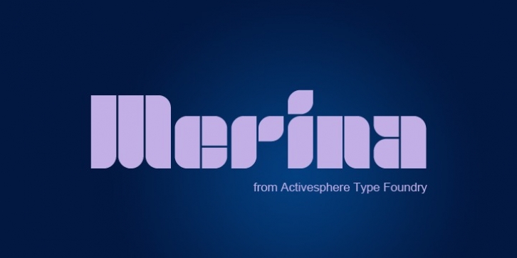 Merina font preview