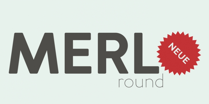 Merlo Neue Round font preview