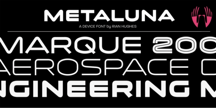 Metaluna font preview