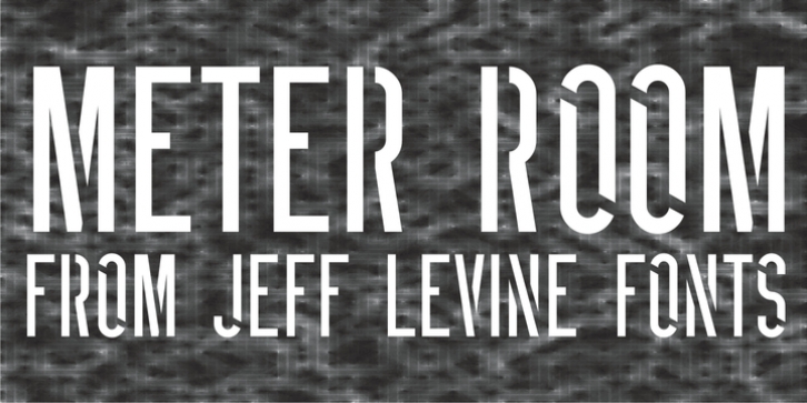 Meter Room JNL font preview