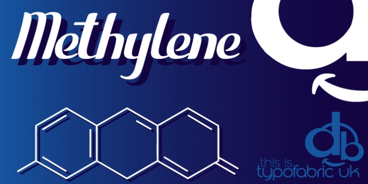 Methylene font preview
