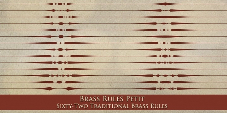 MFC Brass Rules Petit font preview
