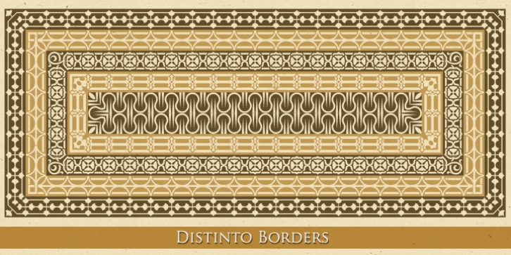 MFC Distinto Borders font preview