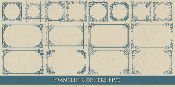 MFC Franklin Corners Five font preview