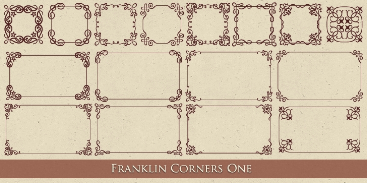 MFC Franklin Corners One font preview